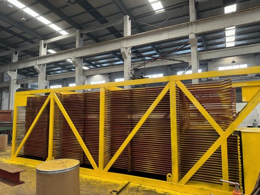 سیستم های تهویه مطبوع خنک کننده مارپیچی لوله بالدار 0.5-4.0mm ضخامت 5-30mm ارتفاع 3.5-40mm Fin Pitch