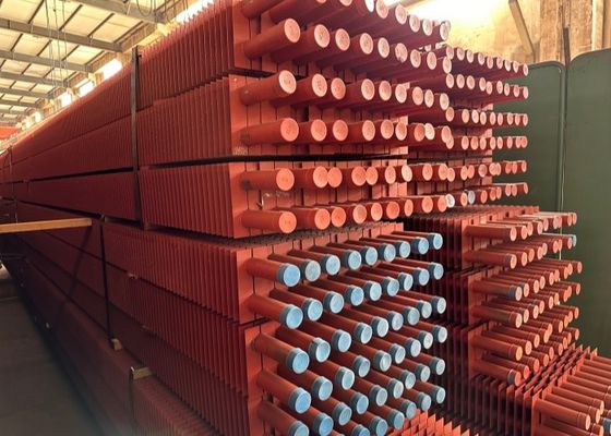 دیگ با کارایی بالا H Fin Tube Copper Alloy 12.7-18mm Base Pipe OD